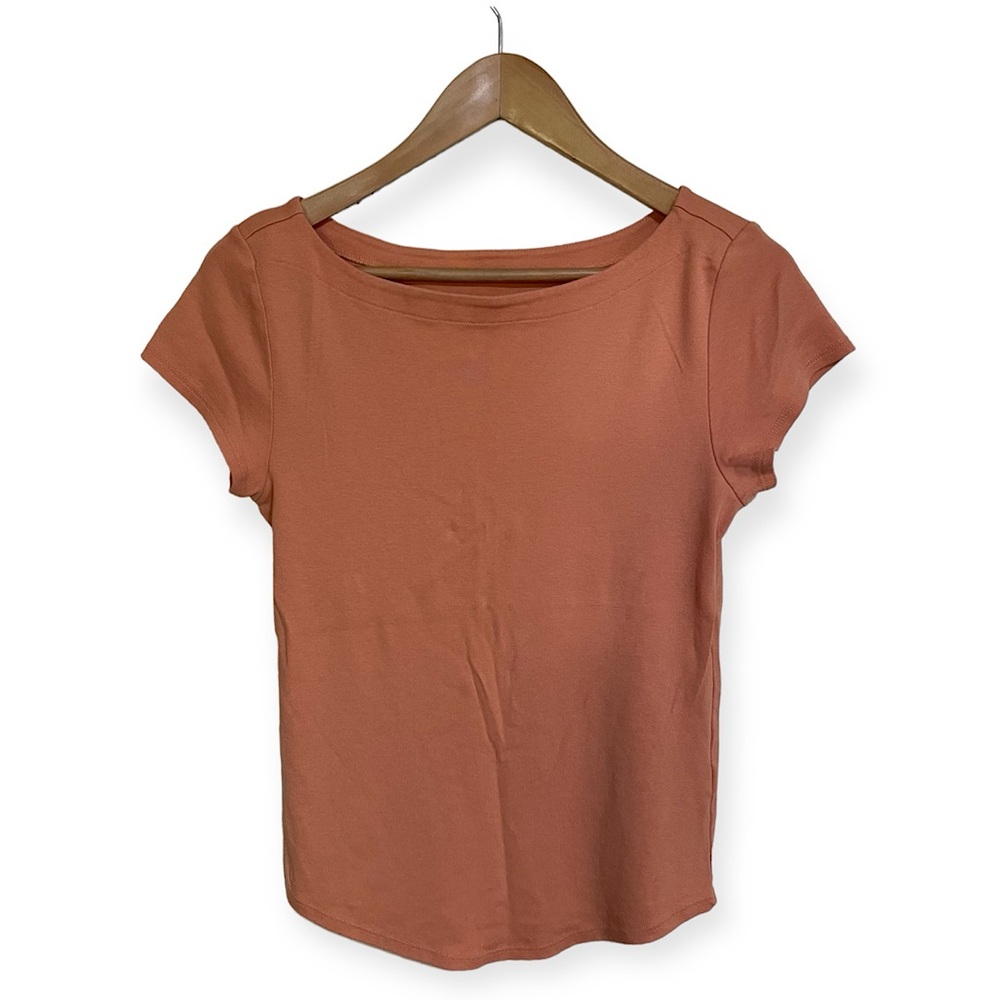 Workshop Republic Modal Cotton Tee L | Soft Peach Minimalist Basic